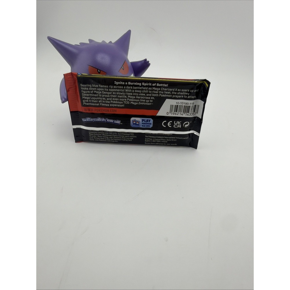 Pokémon TCG Mega Evolution Phantasmal Flames Booster Pack - 10 Cards - Picture 5 of 8